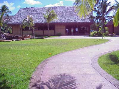 Tahitian village