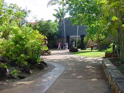 Marquesas village